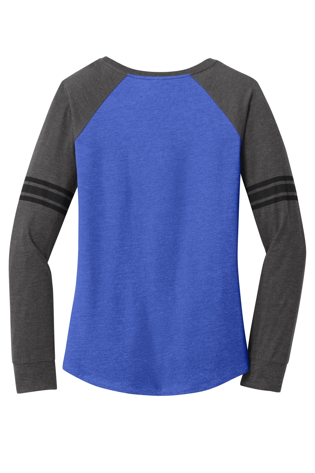 District Women's Game Long Sleeve V-Neck Tee. DM477 District