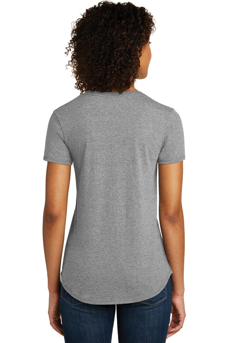 District Women's Fitted Very Important Tee Scoop Neck. DT6401 District
