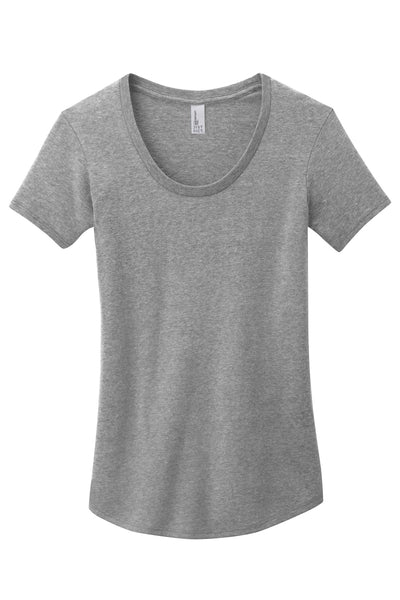 District Women's Fitted Very Important Tee Scoop Neck. DT6401