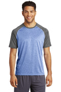 Sport-Tek Men's Heather-On-Heather Contender Tee
