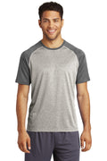 Sport-Tek Men's Heather-On-Heather Contender Tee