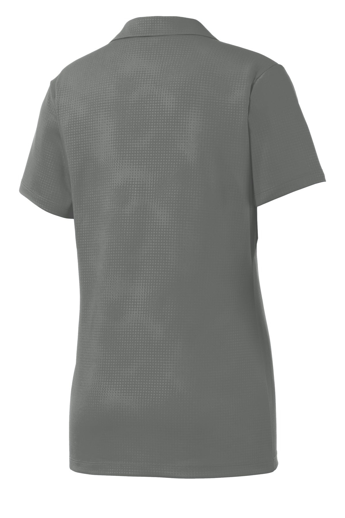 Sport-Tek Women's Embossed PosiCharge Tough Polo. LST630