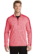Sport-Tek Men's PosiCharge Electric Heather Colorblock 1/4-Zip Pullover