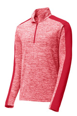 Sport-Tek Men's PosiCharge Electric Heather Colorblock 1/4-Zip Pullover