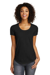 District Women's Fitted Very Important Tee Scoop Neck. DT6401 District