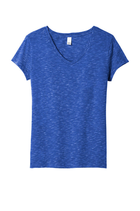 District Women's Medal V-Neck Tee. DT664 District