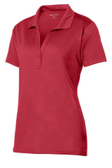 Sport-Tek Women's Embossed PosiCharge Tough Polo. LST630