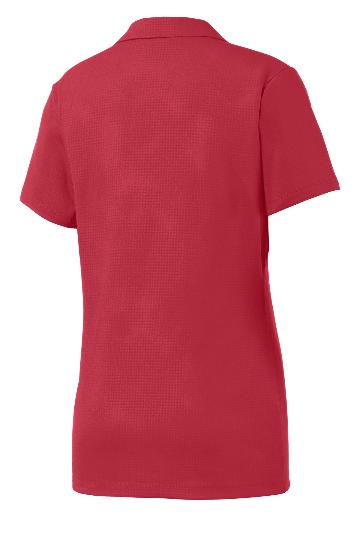 Sport-Tek Women's Embossed PosiCharge Tough Polo. LST630