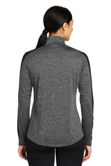 Sport-Tek Women's PosiCharge Electric Heather Colorblock 1/4-Zip Pullover LST397