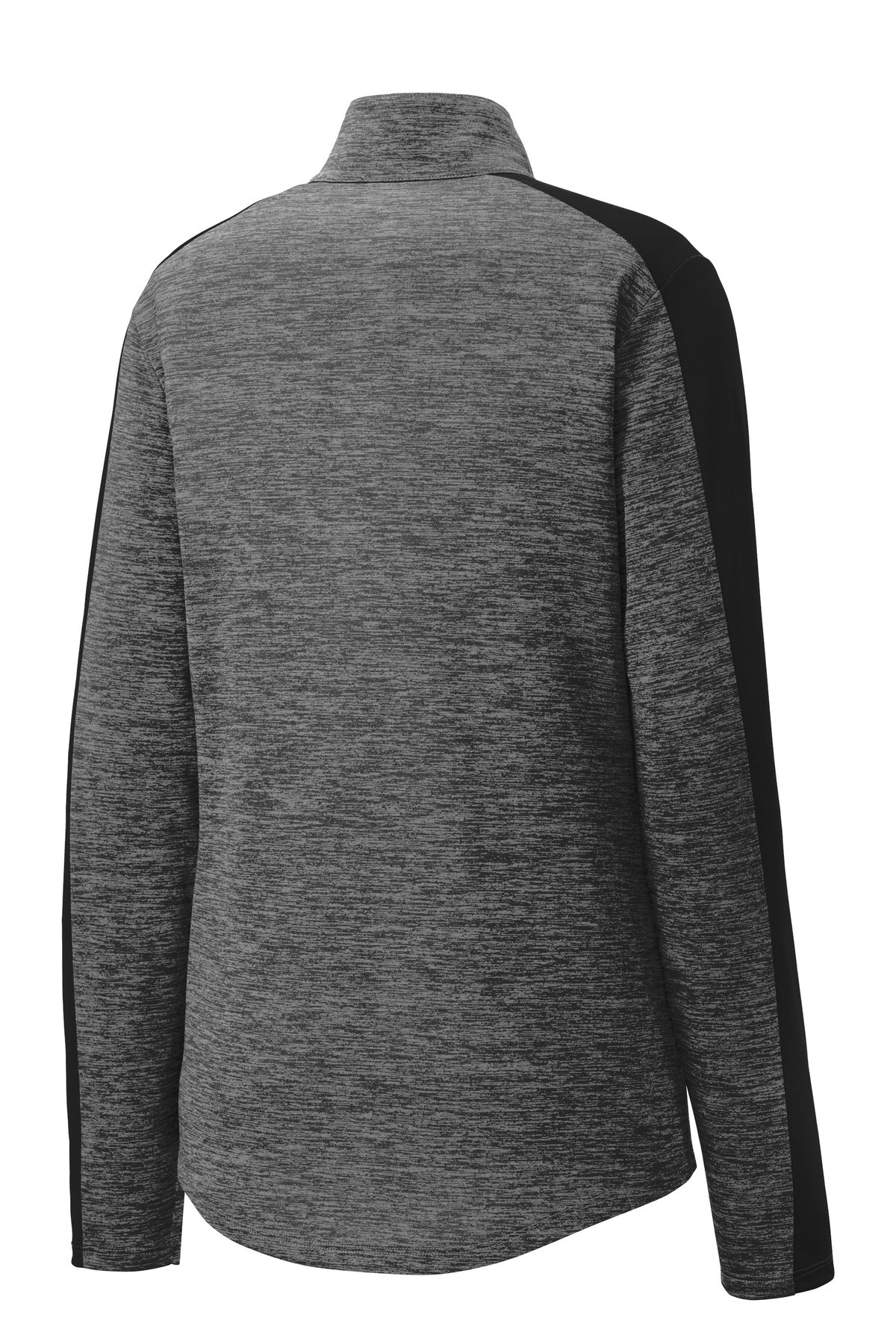 Sport-Tek Women's PosiCharge Electric Heather Colorblock 1/4-Zip Pullover LST397