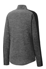 Sport-Tek Women's PosiCharge Electric Heather Colorblock 1/4-Zip Pullover LST397