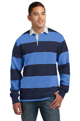 Sport-Tek Men's Classic Long Sleeve Rugby Polo