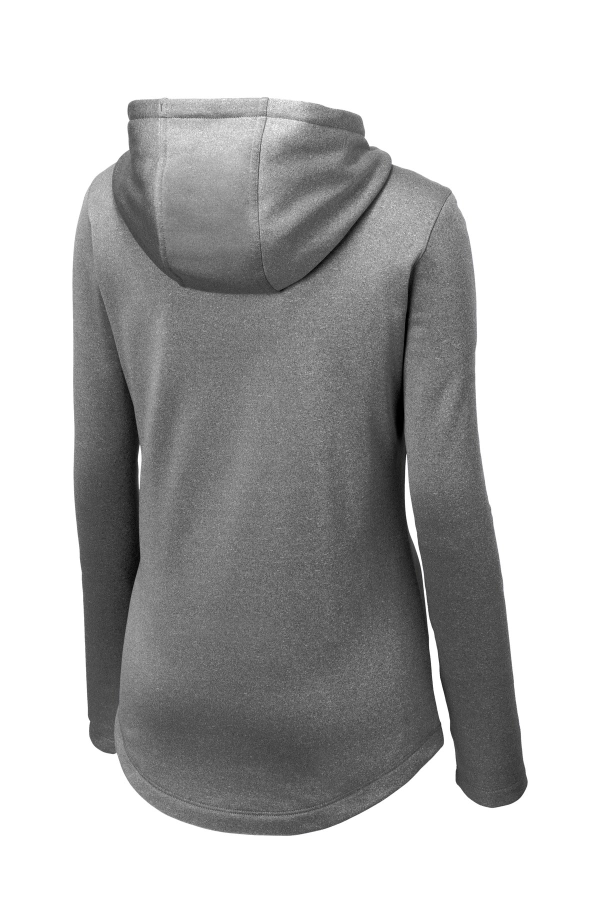 Sport-Tek Women's PosiCharge Sport-Wick Heather Fleece Hooded Pullover LST264
