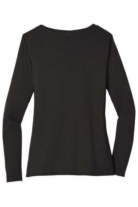 District Women's Very Important Tee Long Sleeve V-Neck. DT6201 District