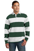 Sport-Tek Men's Classic Long Sleeve Rugby Polo