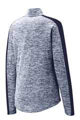 Sport-Tek Women's PosiCharge Electric Heather Colorblock 1/4-Zip Pullover LST397