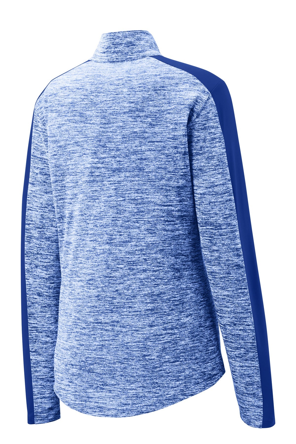 Sport-Tek Women's PosiCharge Electric Heather Colorblock 1/4-Zip Pullover LST397