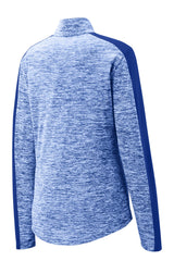 Sport-Tek Women's PosiCharge Electric Heather Colorblock 1/4-Zip Pullover LST397