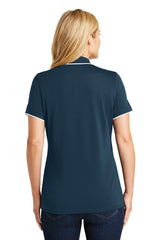 Port Authority Women's Dry Zone UV Micro-Mesh Tipped Polo. LK111