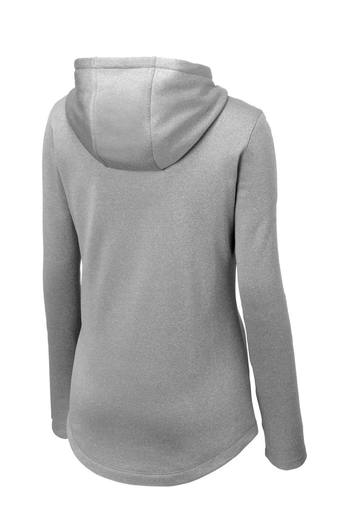 Sport-Tek Women's PosiCharge Sport-Wick Heather Fleece Hooded Pullover LST264