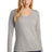 District Women's Very Important Tee Long Sleeve V-Neck. DT6201 District
