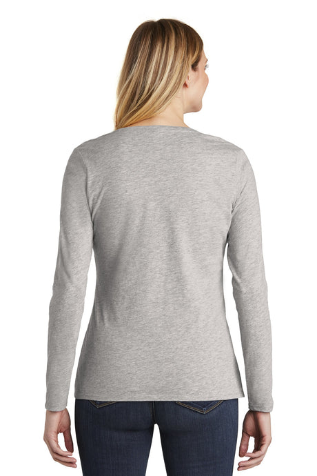 District Women's Very Important Tee Long Sleeve V-Neck. DT6201 District