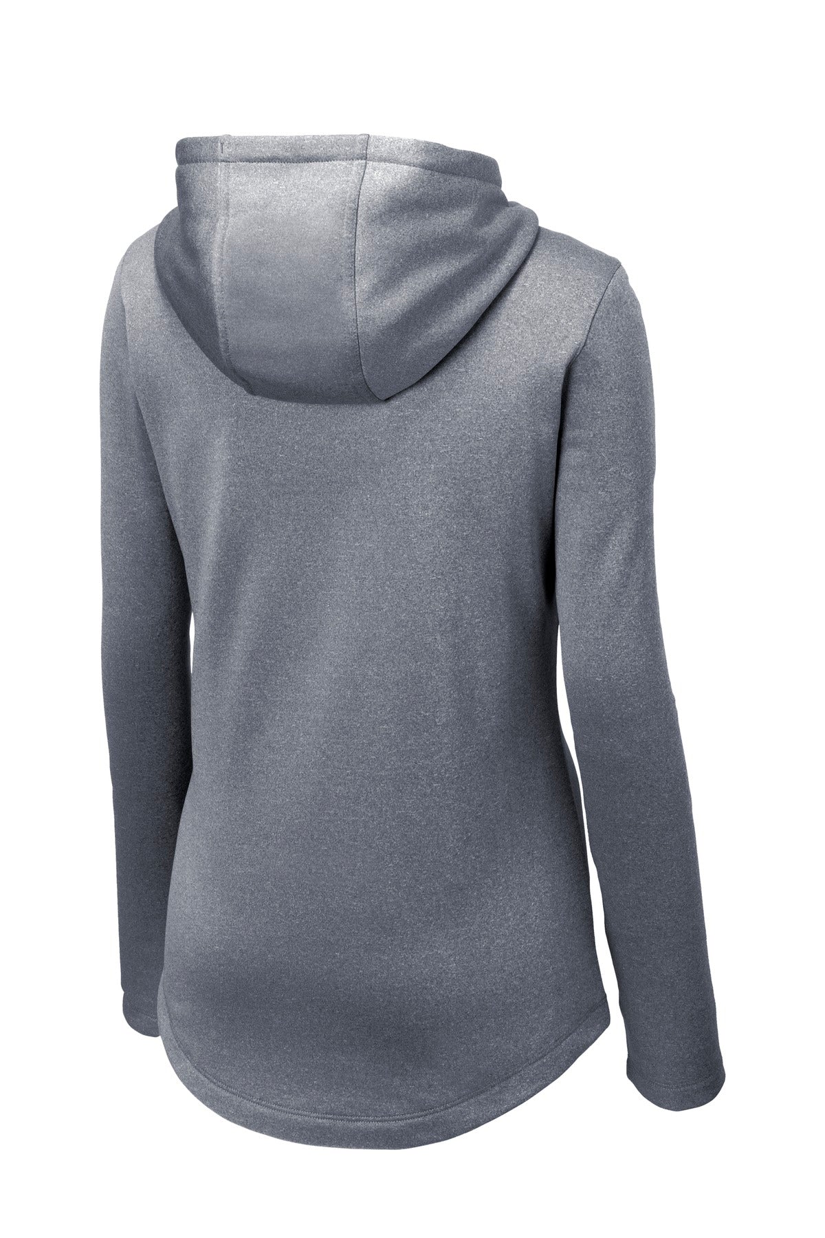 Sport-Tek Women's PosiCharge Sport-Wick Heather Fleece Hooded Pullover LST264