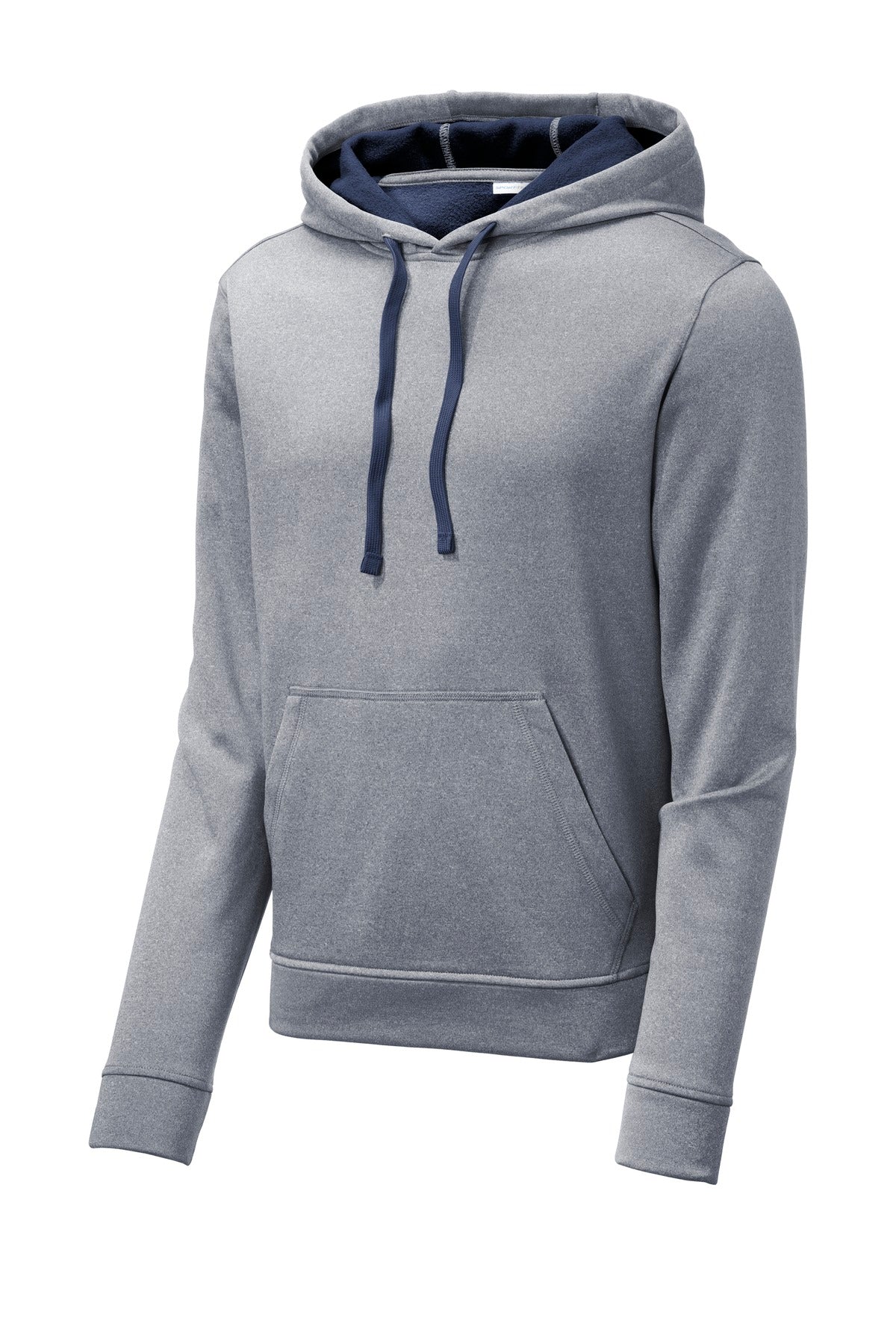 Sport-Tek Men's PosiCharge Sport-Wick Heather Fleece Hooded Pullover ST264