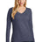 District Women's Very Important Tee Long Sleeve V-Neck. DT6201 District