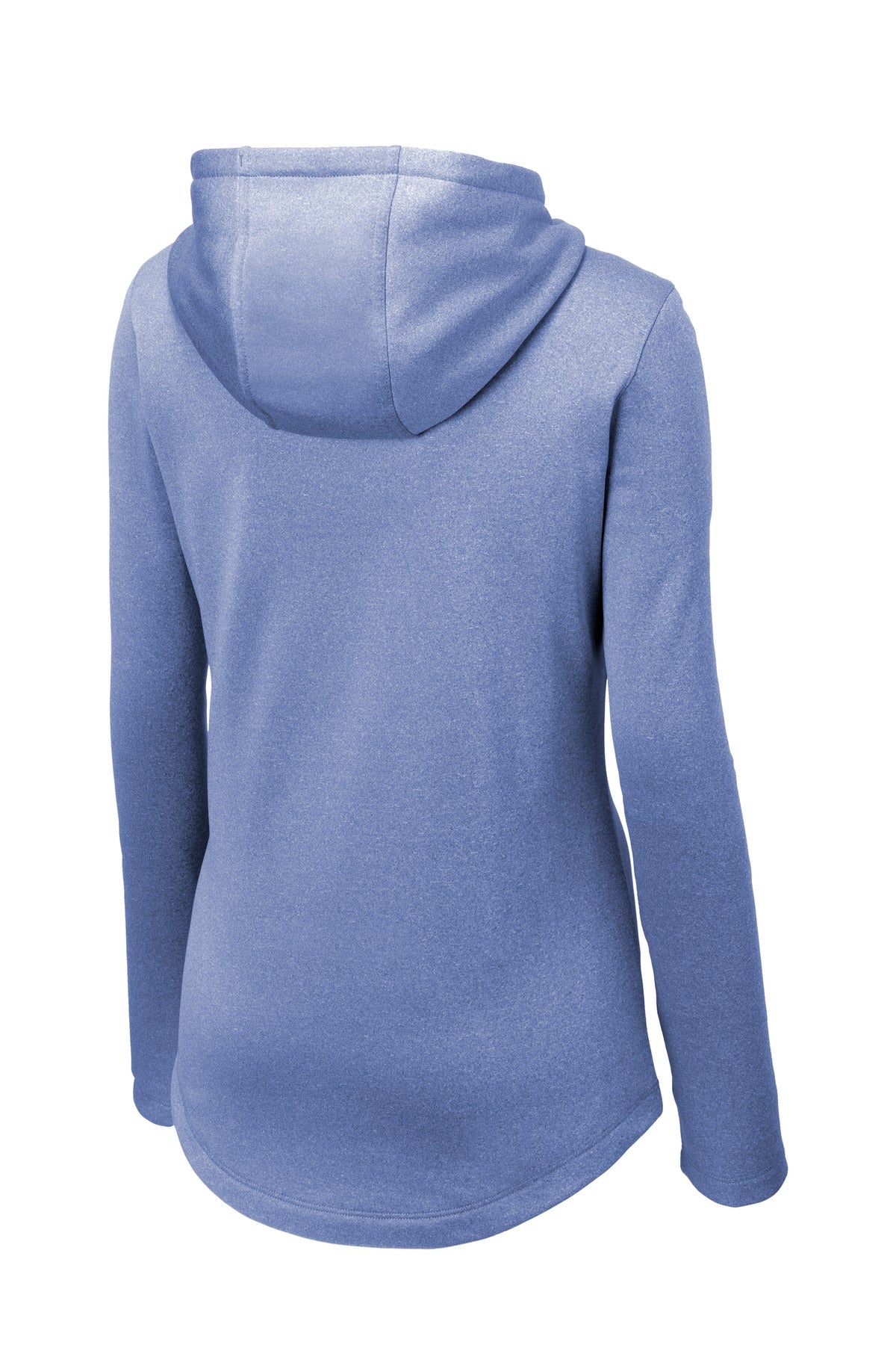 Sport-Tek Women's PosiCharge Sport-Wick Heather Fleece Hooded Pullover LST264