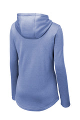 Sport-Tek Women's PosiCharge Sport-Wick Heather Fleece Hooded Pullover LST264