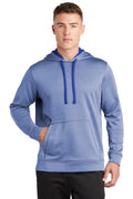 Sport-Tek Men's PosiCharge Sport-Wick Heather Fleece Hooded Pullover ST264