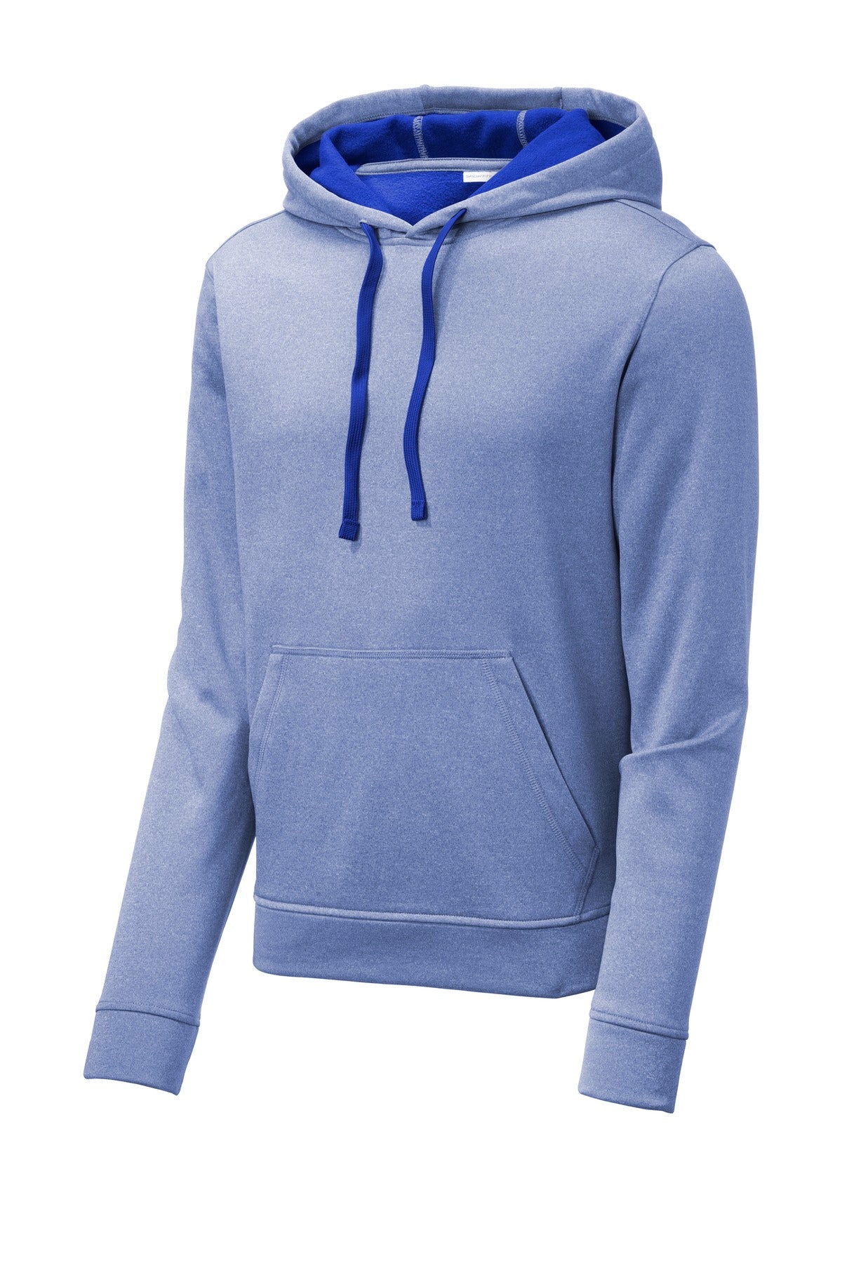 Sport-Tek Men's PosiCharge Sport-Wick Heather Fleece Hooded Pullover ST264