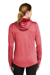 Sport-Tek Women's PosiCharge Sport-Wick Heather Fleece Hooded Pullover LST264