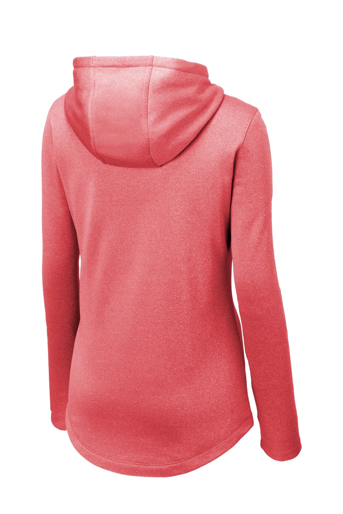Sport-Tek Women's PosiCharge Sport-Wick Heather Fleece Hooded Pullover LST264