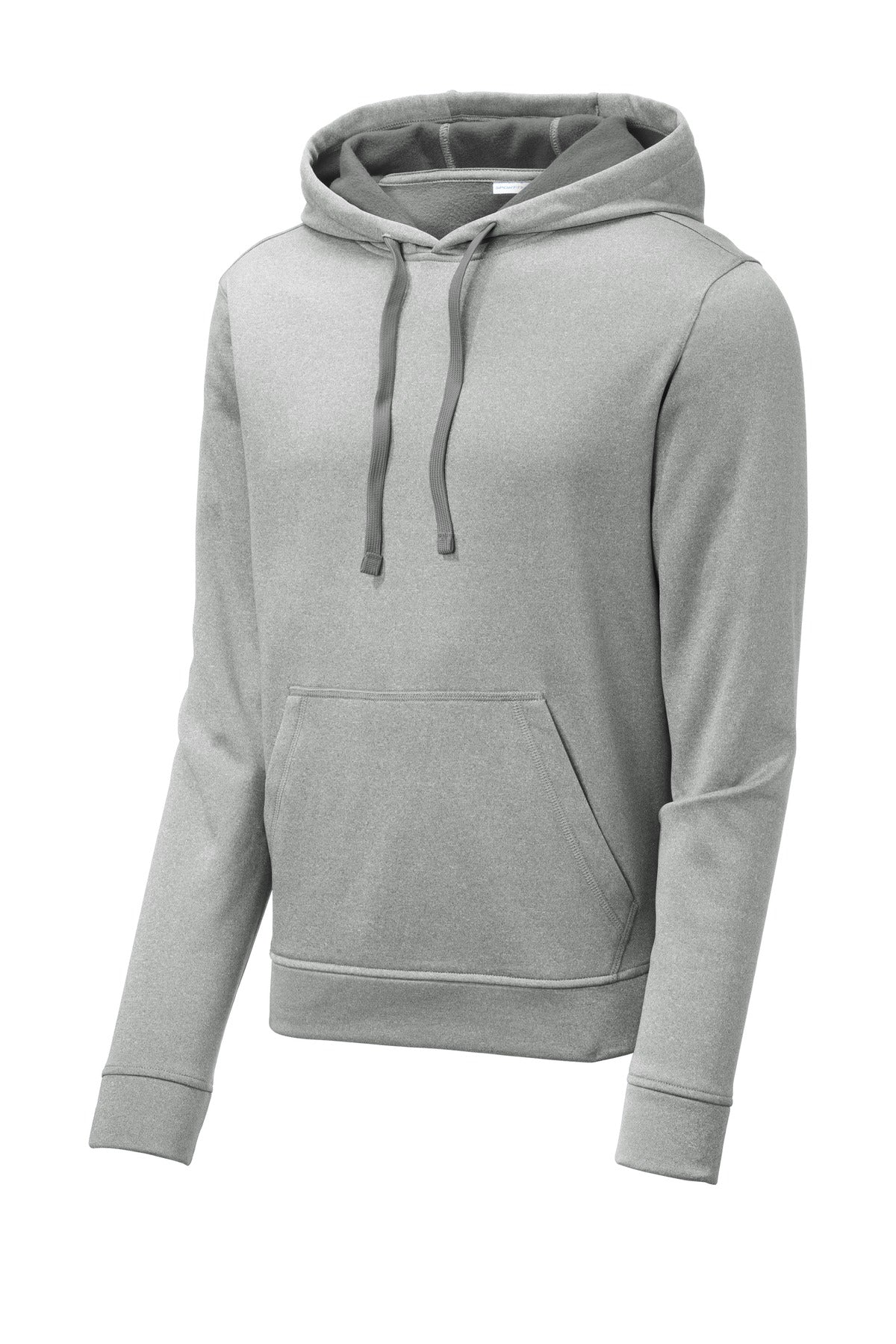 Sport-Tek Men's PosiCharge Sport-Wick Heather Fleece Hooded Pullover ST264