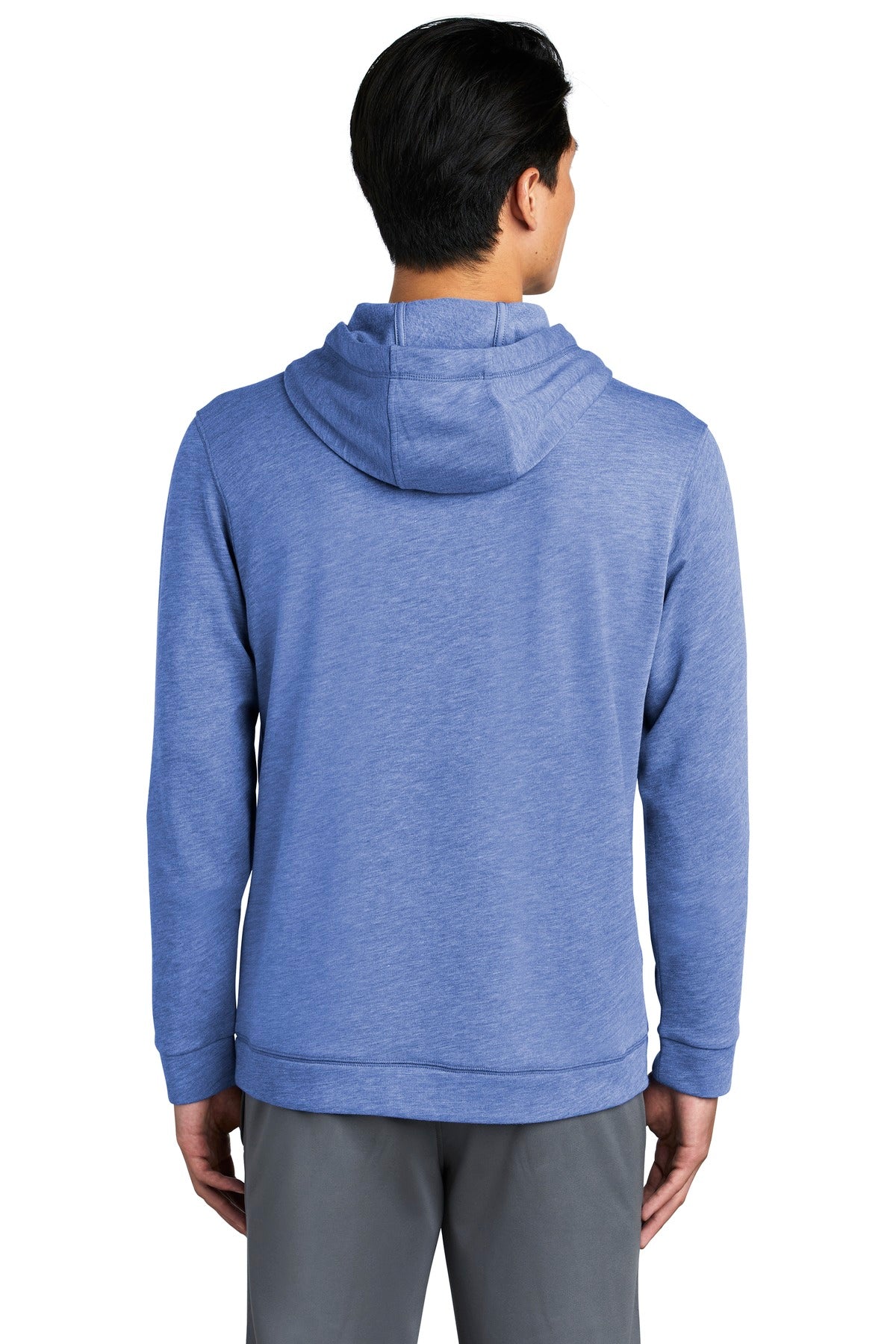 Sport-Tek Men's PosiCharge Tri-Blend Wicking Fleece Hooded Pullover ST296