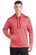 Sport-Tek Men's PosiCharge Sport-Wick Heather Fleece Hooded Pullover ST264