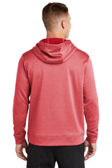 Sport-Tek Men's PosiCharge Sport-Wick Heather Fleece Hooded Pullover ST264