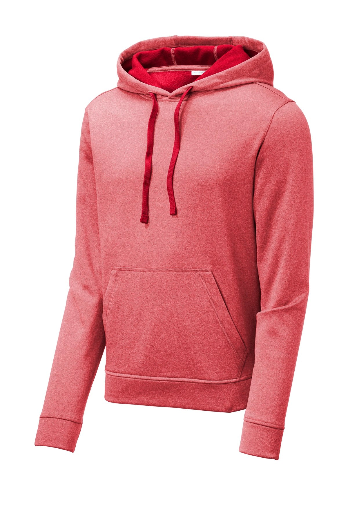 Sport-Tek Men's PosiCharge Sport-Wick Heather Fleece Hooded Pullover ST264