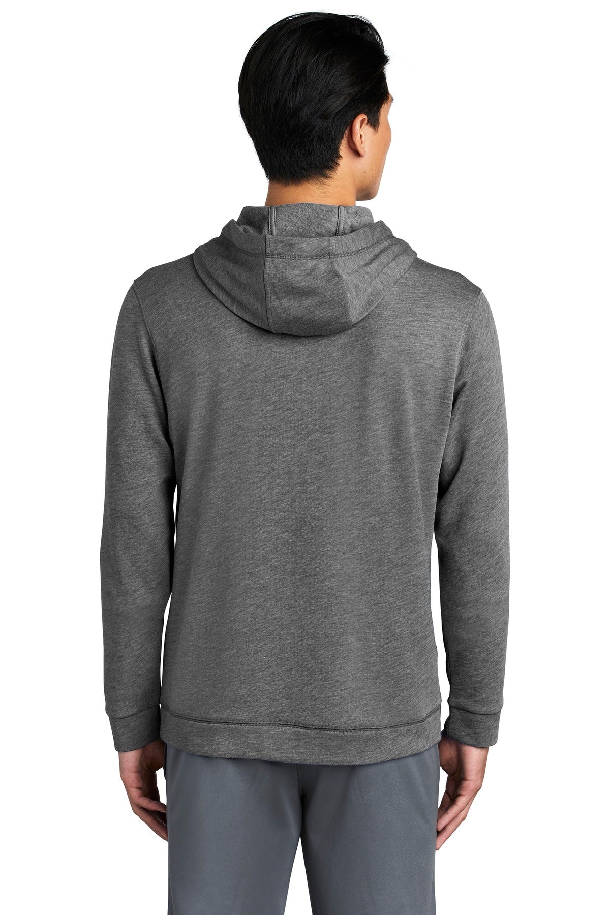 Sport-Tek Men's PosiCharge Tri-Blend Wicking Fleece Hooded Pullover ST296