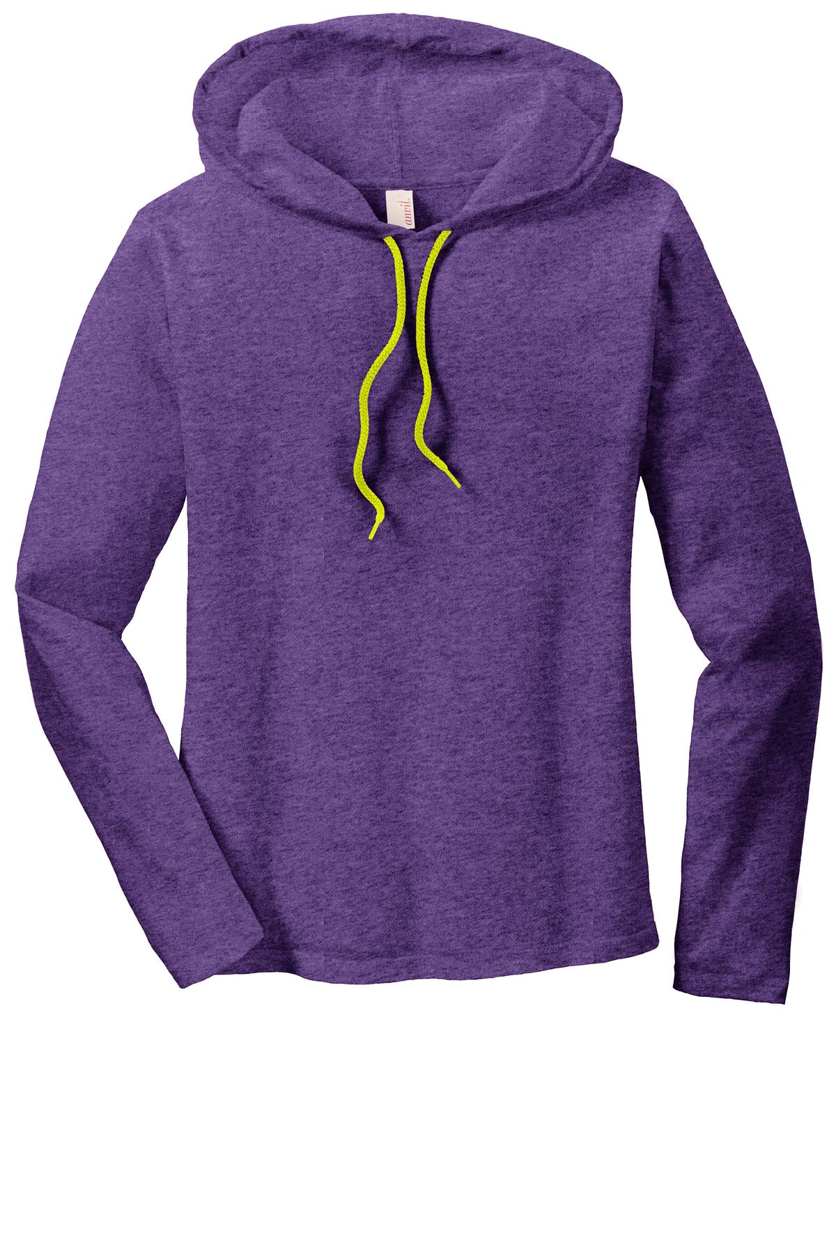 Gildan Women's Long Sleeve Hooded T-Shirt Gildan