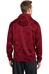 Sport-Tek Men's Sport-Wick CamoHex Fleece Hooded Pullover