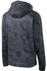 Sport-Tek Men's Sport-Wick CamoHex Fleece Hooded Pullover