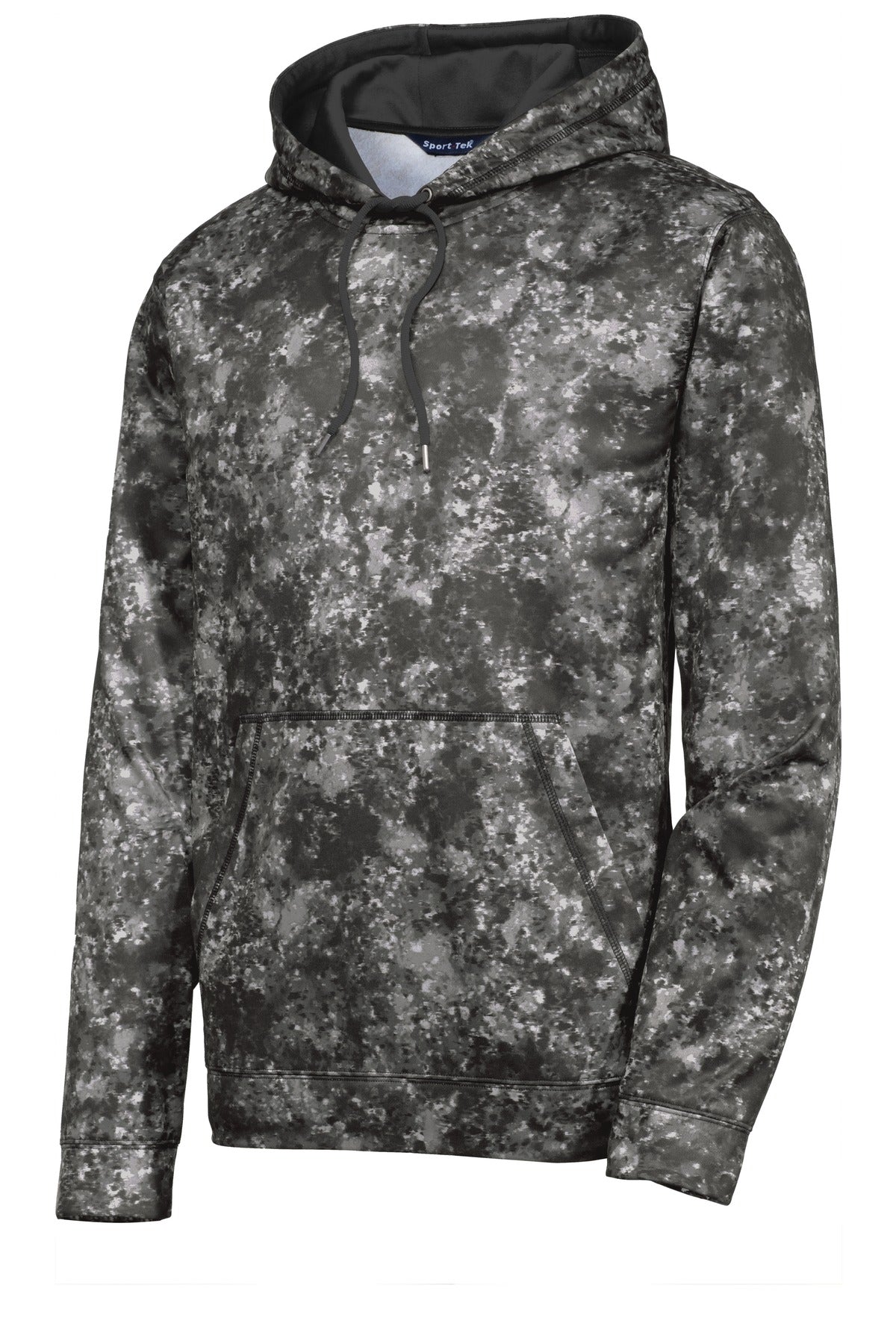 Sport-Tek Men's Sport-Wick Mineral Freeze Fleece Hooded Pullover