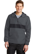 Sport-Tek Men's Zipped Pocket Anorak