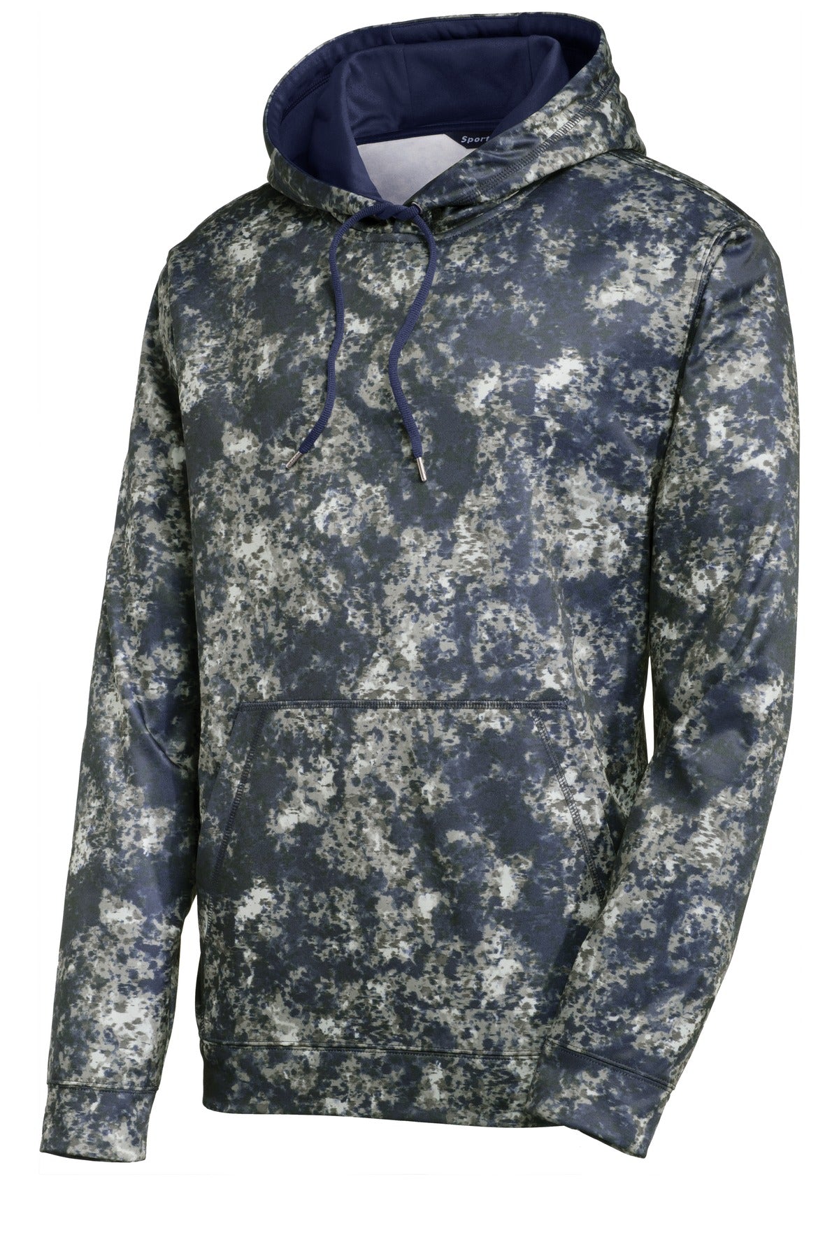 Sport-Tek Men's Sport-Wick Mineral Freeze Fleece Hooded Pullover