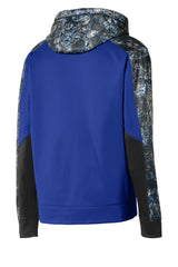 Sport-Tek Men's Sport-Wick Mineral Freeze Fleece Colorblock Hooded Pullover