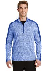 Sport-Tek Men's PosiCharge Electric Heather Colorblock 1/4-Zip Pullover