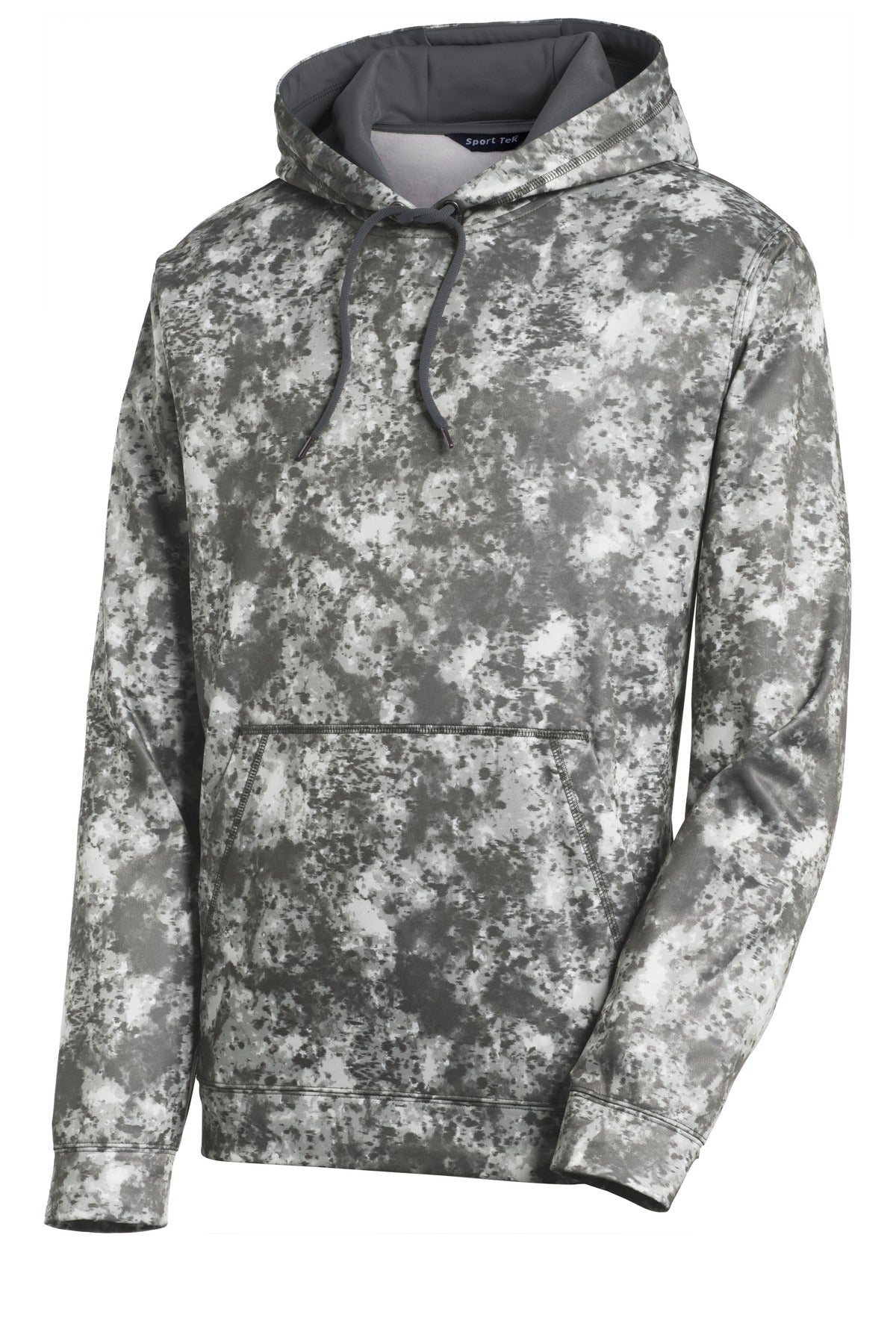 Sport-Tek Men's Sport-Wick Mineral Freeze Fleece Hooded Pullover